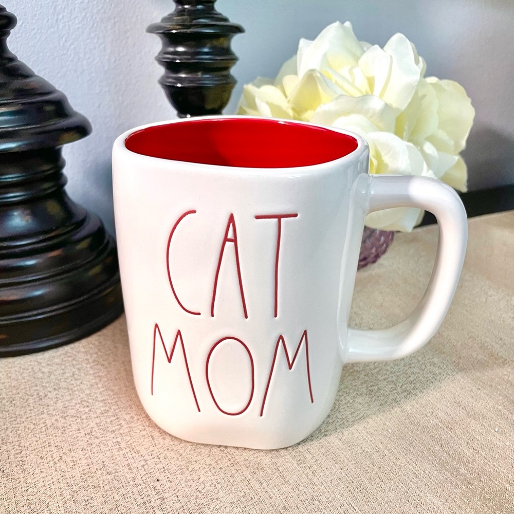 🆕Rae Dunn CAT MOM Ceramic Mug